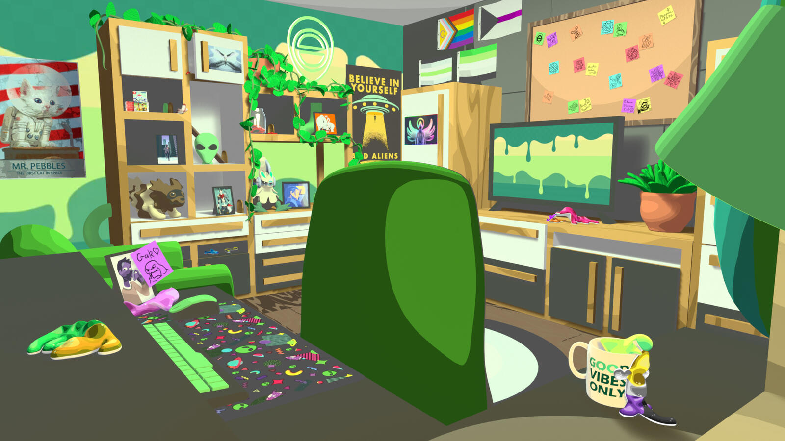 Gooey Room (Ongoing 3D WIP)