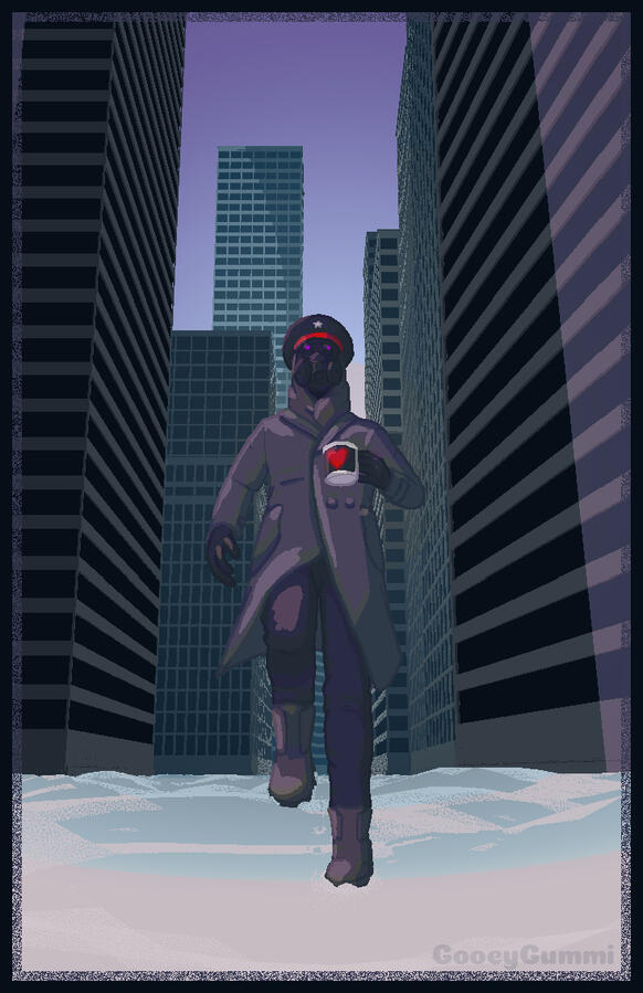 Stroll with the Bestie (Romantically Apocalyptic fanart)